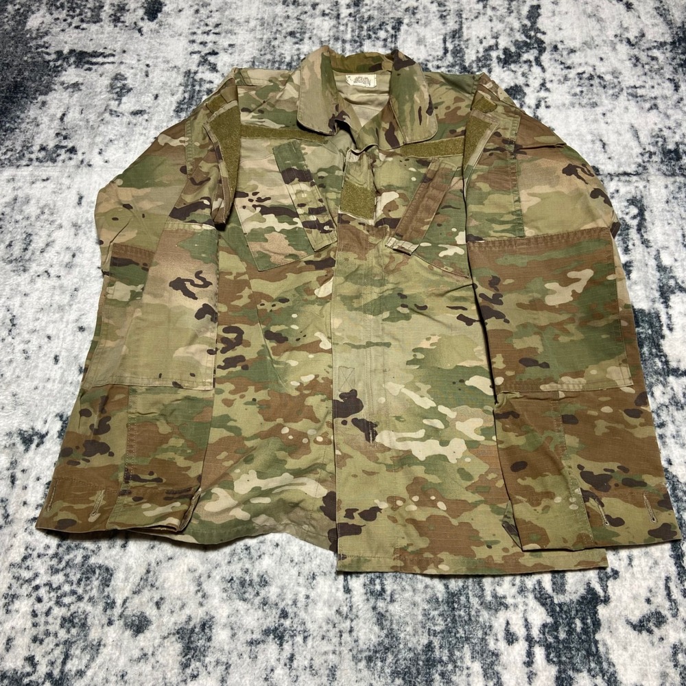 US Military OCP Scorpion W2 Combat Uniform Coat Jacket XS‎ Long 8415-01-623-5169